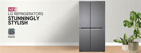 650L 3 Star Side-by-Side Refrigerator - GL-B257HDS3 | LG IN