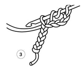 Image result for How to Crochet Double Bride