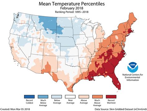 Assessing the U.S. Climate in February 2018 | News | National Centers ...