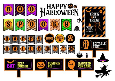 Halloween Printables Decorations
