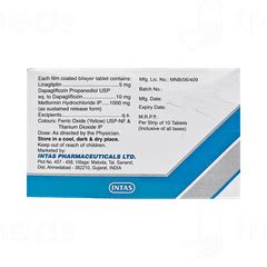 Linero Dm 1000 Tablet 10 - Uses, Side Effects, Dosage, Price | Truemeds