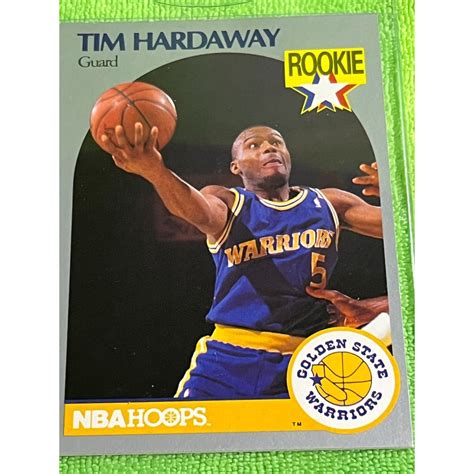 OLLIERV NBA Hoops 1990-91 Tim Hardaway Rookie ERROR Card Incorrect ...
