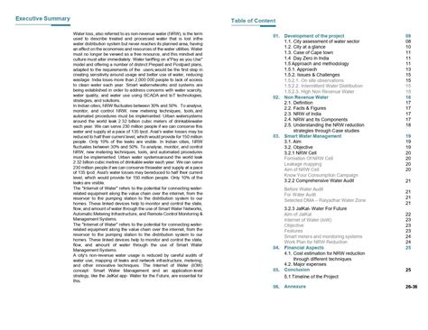 Smart Water Management- focusing on NRW Reduction | CEPT - Portfolio