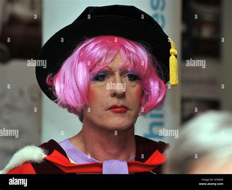 Artist Grayson Perry prior to receiving an Honorary Doctorate from the ...
