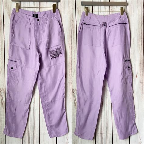 LF Purple Cargo Pants for Women | Mercari
