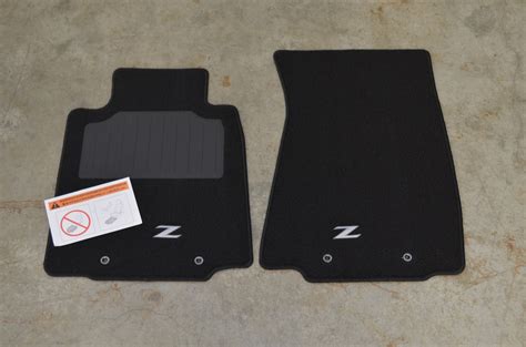 NEW Genuine OEM 2009-2017 Nissan 370Z BLACK Carpet Floor Mats 999E2 ...