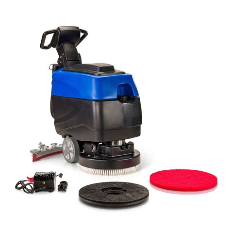 Prolux C460S 18" Cordless Commercial Walk Behind Floor Cleaner, Scrubb ...