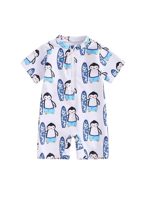 Suealasg Toddler Baby Boys One Piece Swimsuits 6M 1T 2T 3T Kids Summer ...