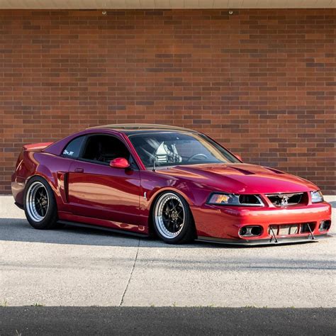 Stanced 2000 Mustang 2000 Ford Mustang GT Two Tone Terror