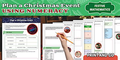 Plan a Christmas Event Using Numeracy