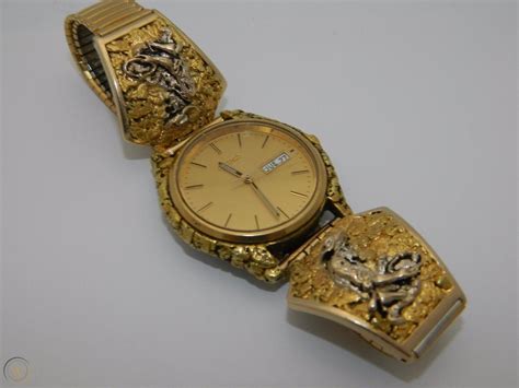 L & L Of Alaska Gold Nugget Watch & Band Seiko Men's. GS1927 | #1732206857