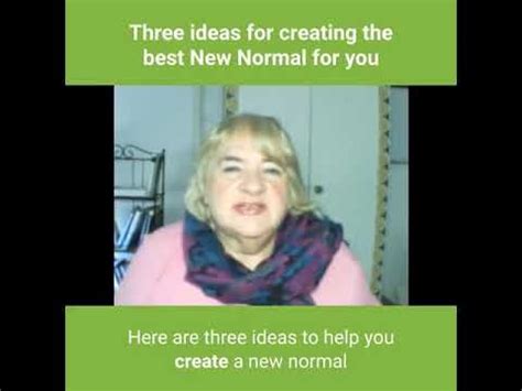 three ideas for creating the best new normal for you | Good news, Good ...