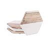 NikkisPride Marble Wooden Mix Tea,Coffee,Cocktail Coaster Hexagon Shape ...