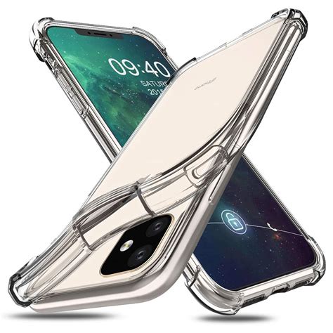 Newlike iPhone 11, [Bumper] Exclusive - Transparent Back Cover Clear ...