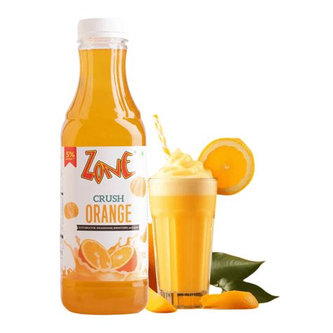 Zone Orange Flavoured Crush | Mocktails, Mousses, & more