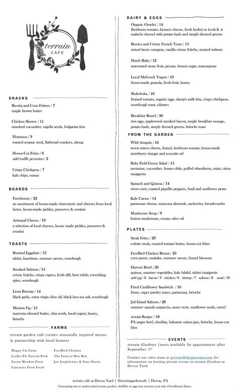 Amis and Terrain Cafe at Devon Yard Are Now Open