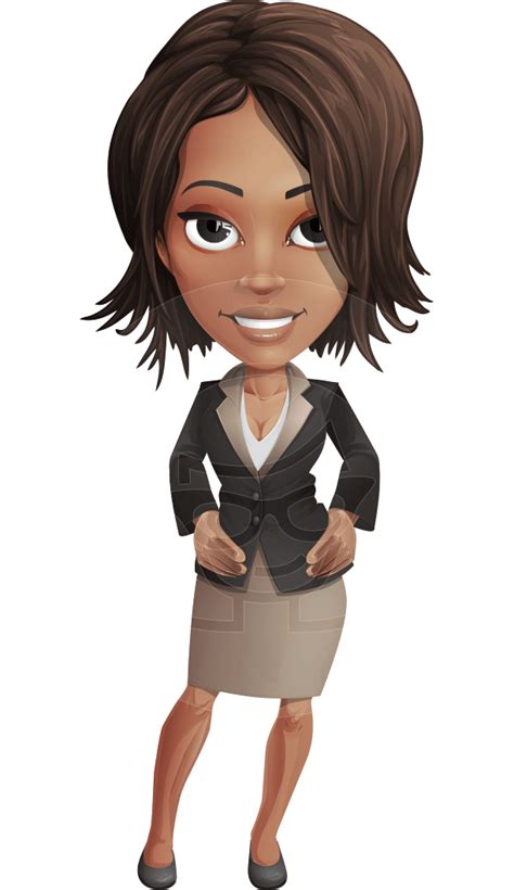 black office character