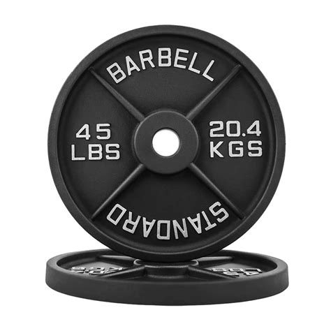 Disco Olimpico de Hierro Fundido de 45 lb - Fitness Shop Guatemala