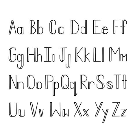 Cool Alphabet Fonts