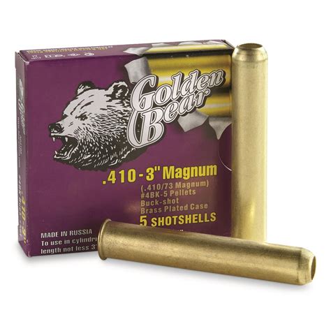 Federal Premium, .410 Handgun, 3", 000 Buck Shot, 20 Rounds - 184133 ...
