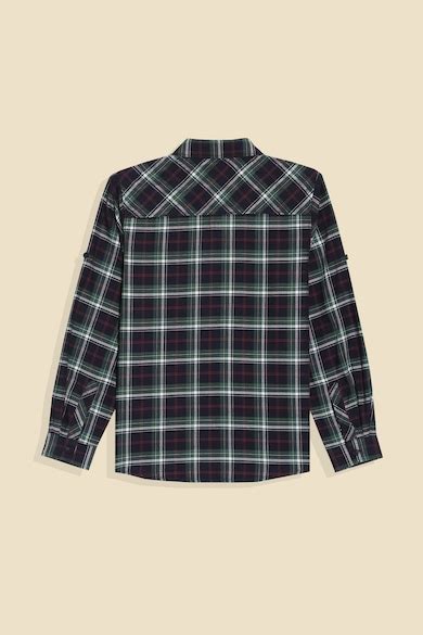 Buy Boys Navy Check Casual Shirt Online - 39936156 | Allen Solly