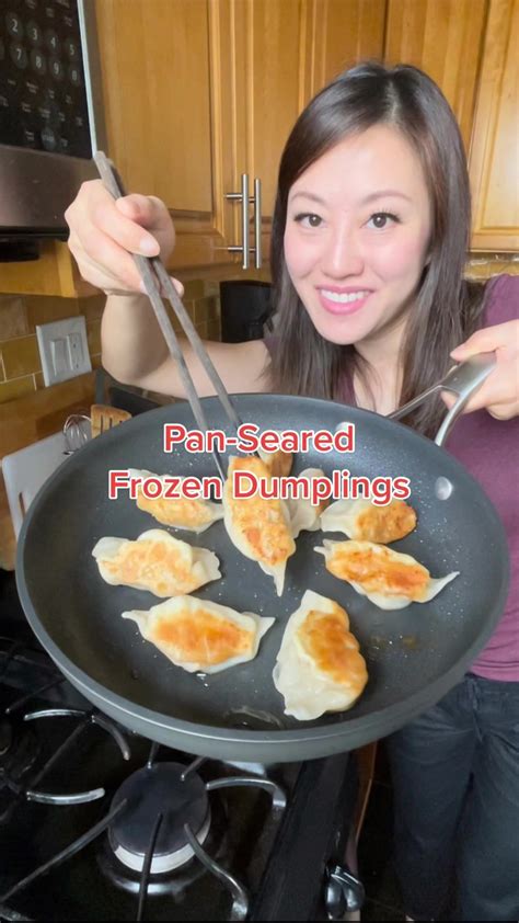Now you know how to cook frozen dumplings. DO NOT thaw them before coo ...