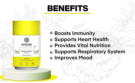 Buy NUTRiHERBS Immunity Booster Capsules for Men & Women | Giloy & Amla ...