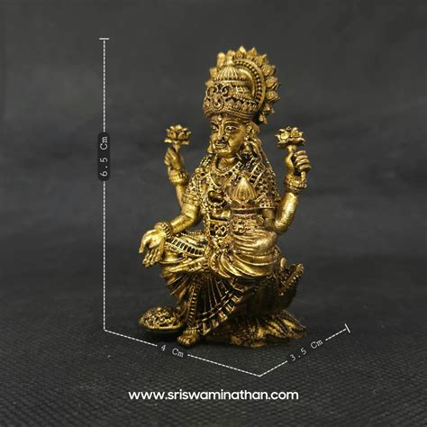 Maha Lakshmi Sacred Kalasha Brass Statue 3D | Sri Swaminathan & Co