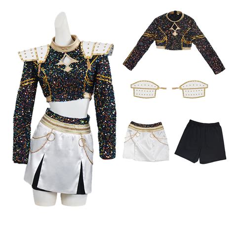 ZTACE POP Singer Stars Costumes - Rumi Golden Cosplay Full Set, Girls ...