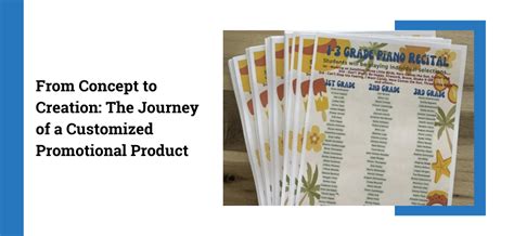 From Concept to Creation: The Journey of a Customized Promotional ...