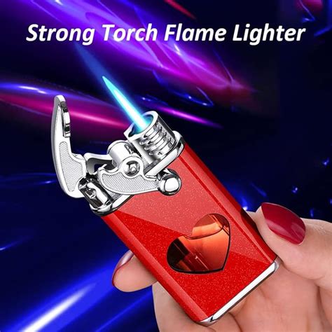Torch Lighter Jet Flame Refillable Butane Windproof | Ubuy India
