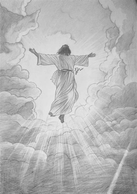 Jesus Pencil Drawing