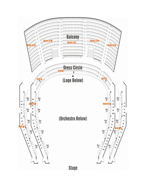 Tampa Theatre Seating Chart