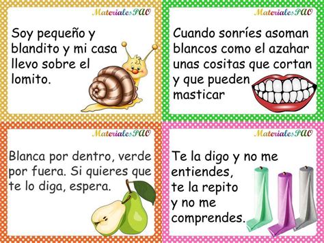 Colección de adivinanzas para trabajar la comprensión lectora ...