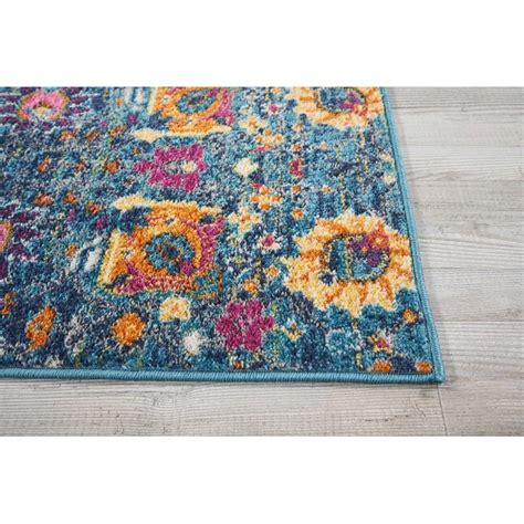 Nourison Passion 2 x 3 (ft) Loomed Polypropylene Denim Rectangular ...