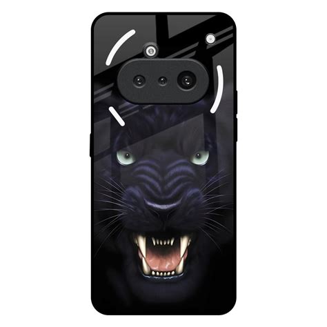 Angry Black Tiger Nothing Phone 3a Glass Back Cover - Flat 35% Off On ...
