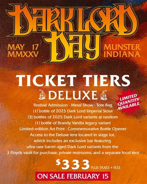 3 Floyds Brewing | Mark your calendars — Dark Lord Day tickets on sale ...