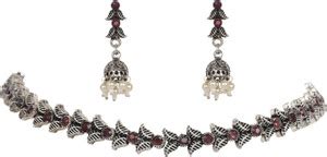 ZUKHRUF Oxidised Silver Price in India - Buy ZUKHRUF Oxidised Silver ...