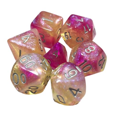 Polyhedral s Set 7 Die RPG s Set D4, D6 D8 D10 D12 D20 Multi Sided s ...