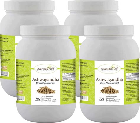 Buy AYURVEDIC LIFE ASHWAGANDHA 700 CAPSULES VALUE PACK Online & Get ...
