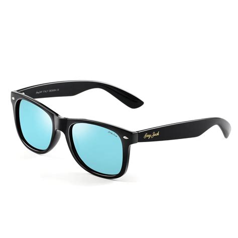 GREY JACK Square Sunglasses Polarized Lens Classic and Retro Style Eye ...