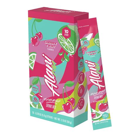 Amazon.com : Alani Nu CHERRY TWIST Energy Sticks, Energy Drink Powder ...