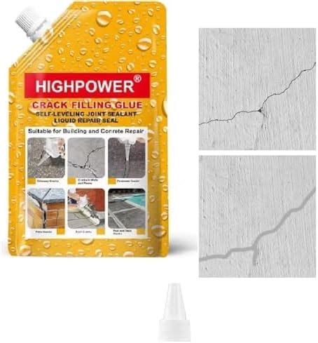 Deoxys Concrete Crack Filler Outdoor, 500g Waterproof Concrete Repair ...