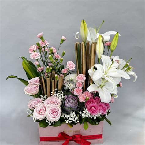 Box of Mix Flowers - DP Saini Florist & Baker's