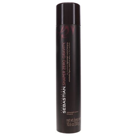 Sebastian Shaper Zero Gravity Hairspray 10.6 oz, Lightweight, Flexible ...