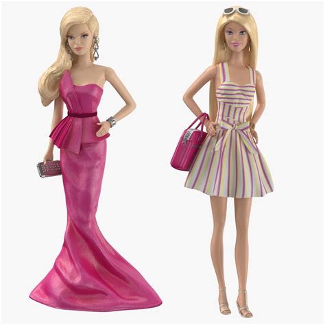 Barbie Dolls 02 Collection 3D Model $119 - .max .obj .c4d .unitypackage ...