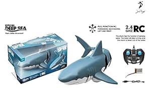Jack Royal Remote Control Simulation Shark Rc Electric Racing Boat Toy ...