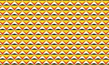 A yellow and orange geometric pattern with triangles | Premium Vector