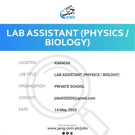 Image result for Lab Assistant Physics Classes