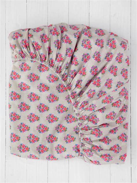 Mix & Match Fitted Sheet|Cream Folk Floral - Cream Folk Floral / Twin | Natural life, Boho ...
